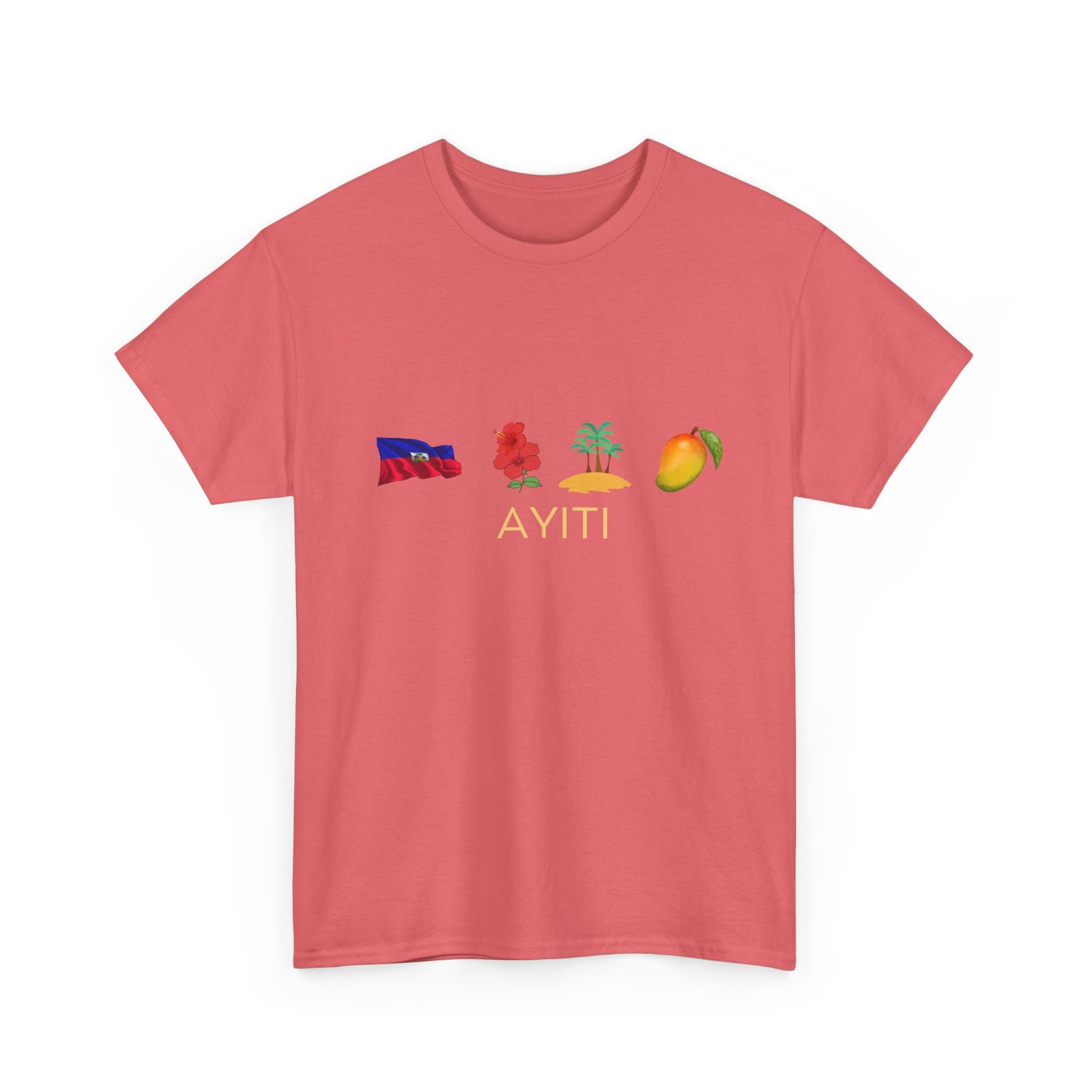 Ayiti Emoji Tee — Haiti Flag, Map & Mango Graphic T-Shirt - Image 7
