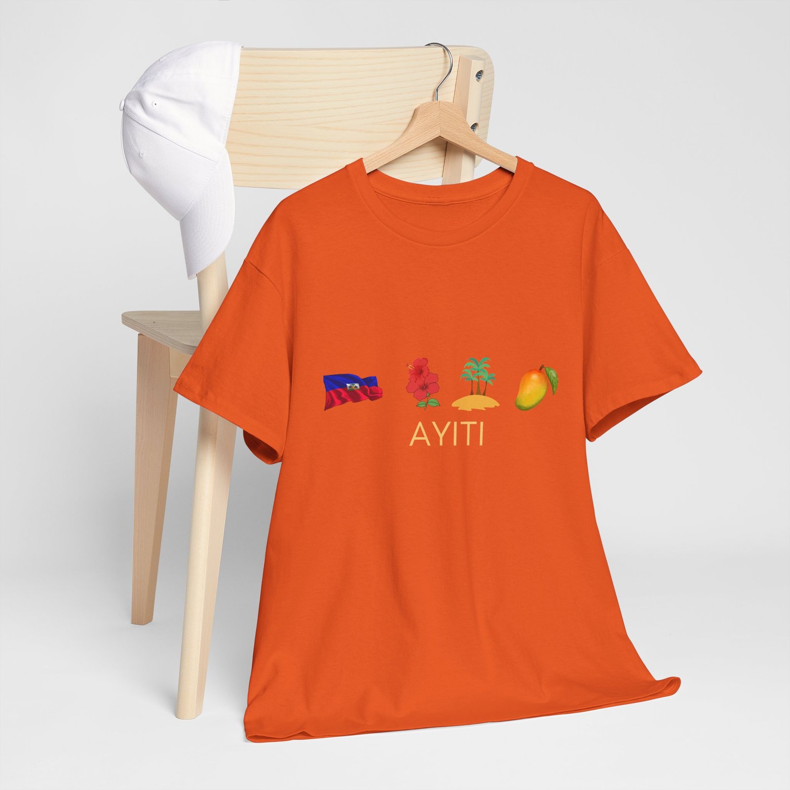 Ayiti Emoji Tee — Haiti Flag, Map & Mango Graphic T-Shirt - Image 20
