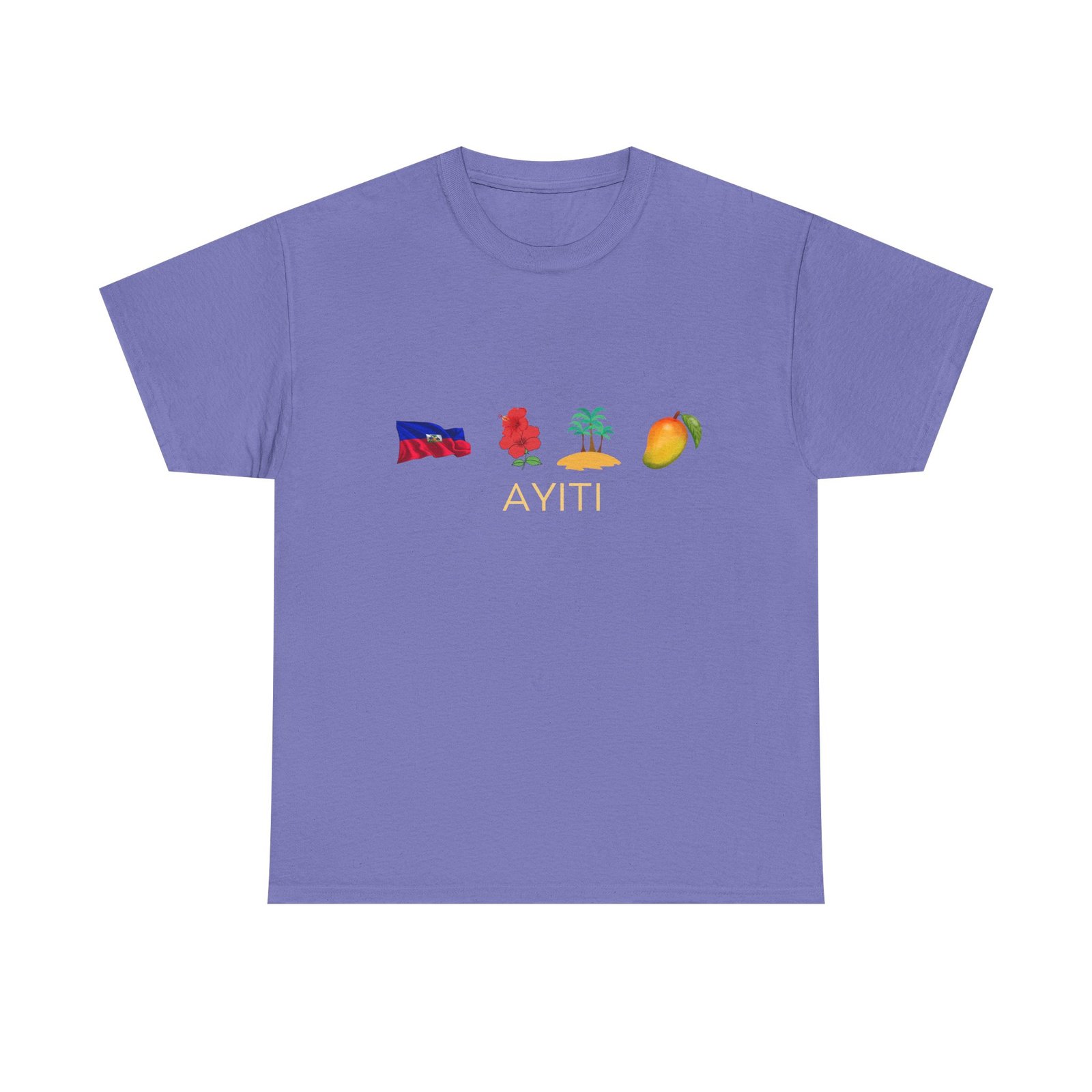 Ayiti Emoji Tee — Haiti Flag, Map & Mango Graphic T-Shirt - Image 41