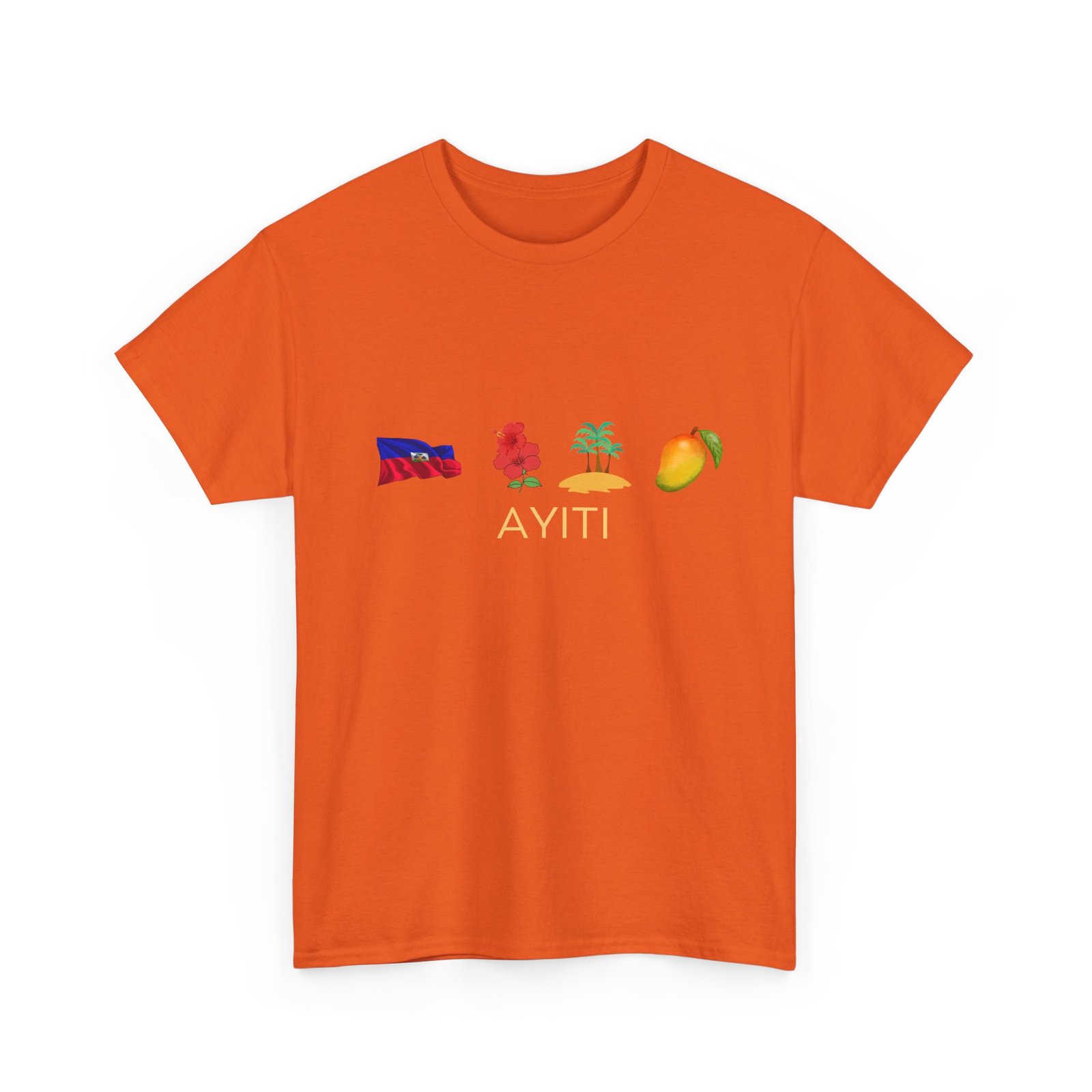 Ayiti Emoji Tee — Haiti Flag, Map & Mango Graphic T-Shirt - Image 17
