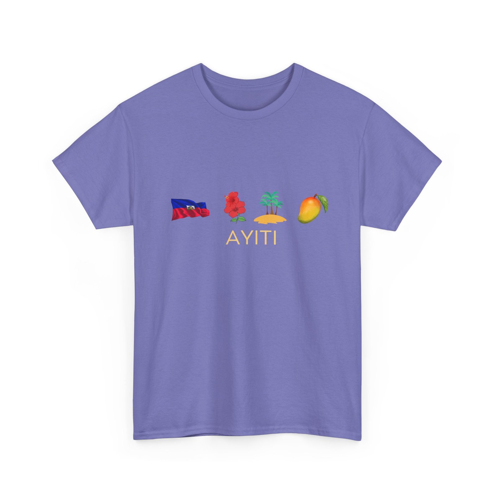 Ayiti Emoji Tee — Haiti Flag, Map & Mango Graphic T-Shirt - Image 42