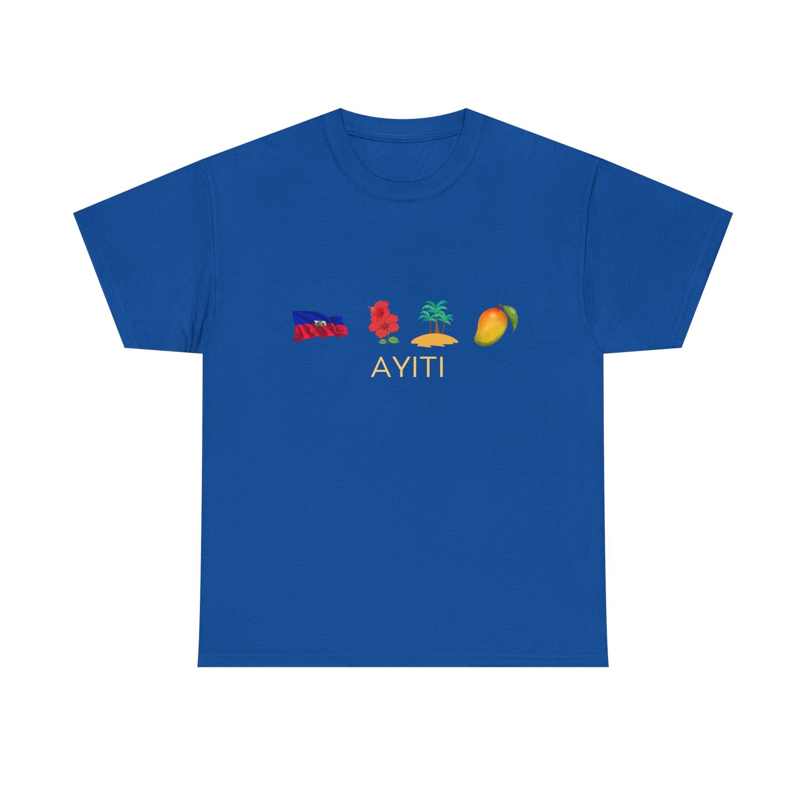Ayiti Emoji Tee — Haiti Flag, Map & Mango Graphic T-Shirt - Image 31