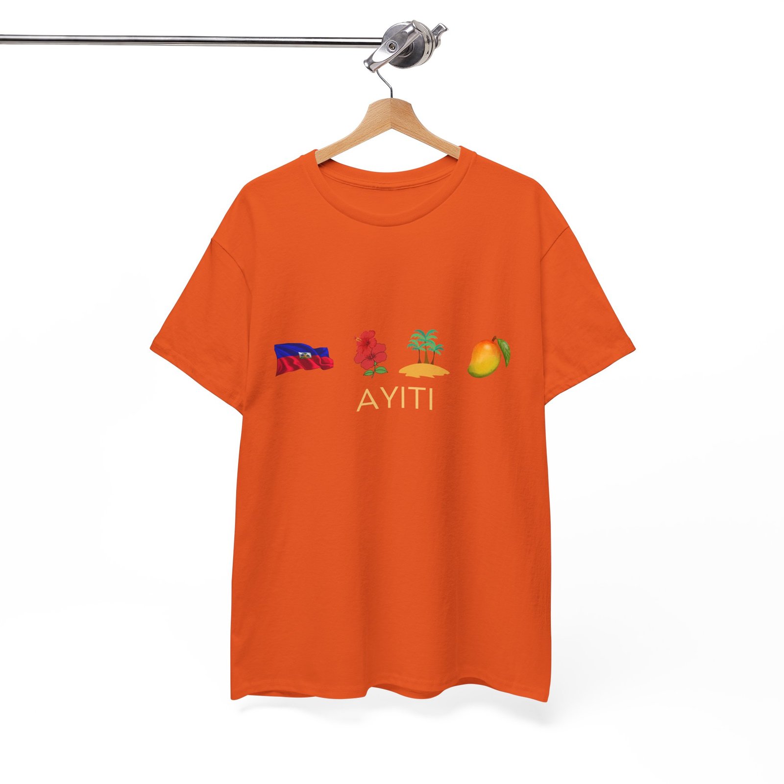 Ayiti Emoji Tee — Haiti Flag, Map & Mango Graphic T-Shirt - Image 19