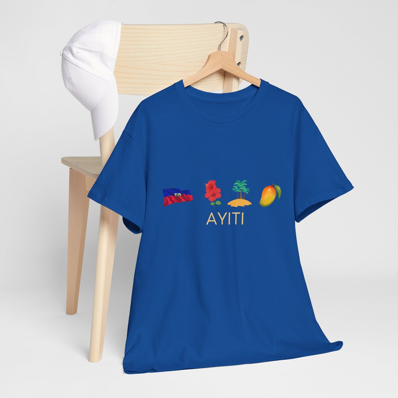 Ayiti Emoji Tee — Haiti Flag, Map & Mango Graphic T-Shirt - Image 35